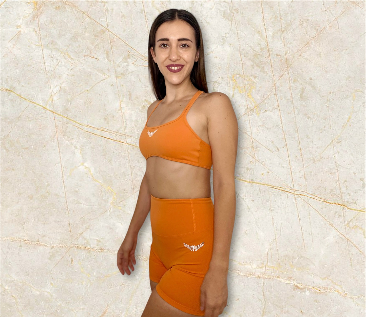 Hera Orange Set - Bra and Legging