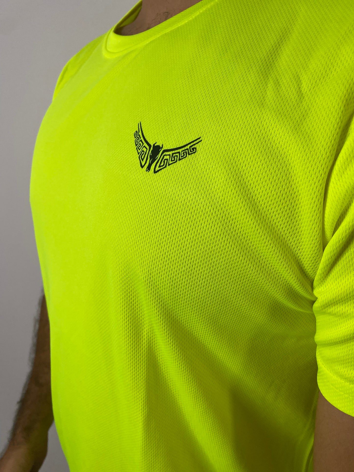 Men Neon Yellow T-Shirt