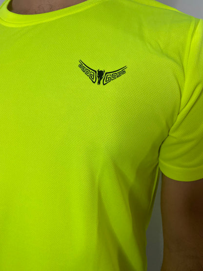 Men Neon Yellow T-Shirt