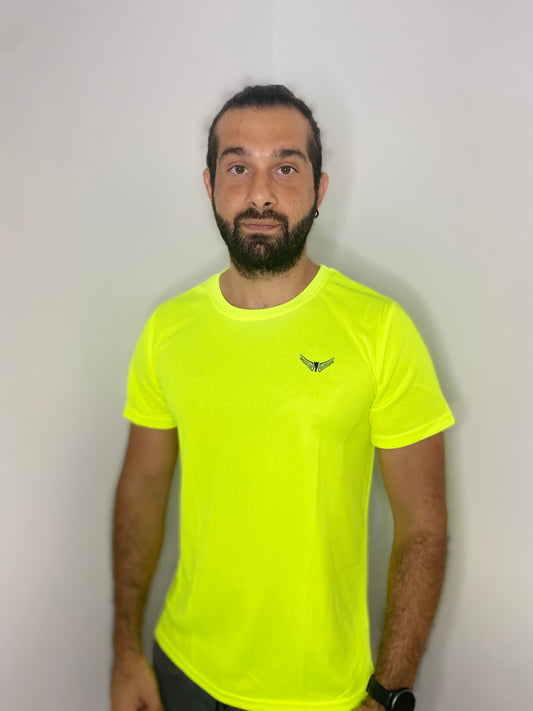 Men Neon Yellow T-Shirt