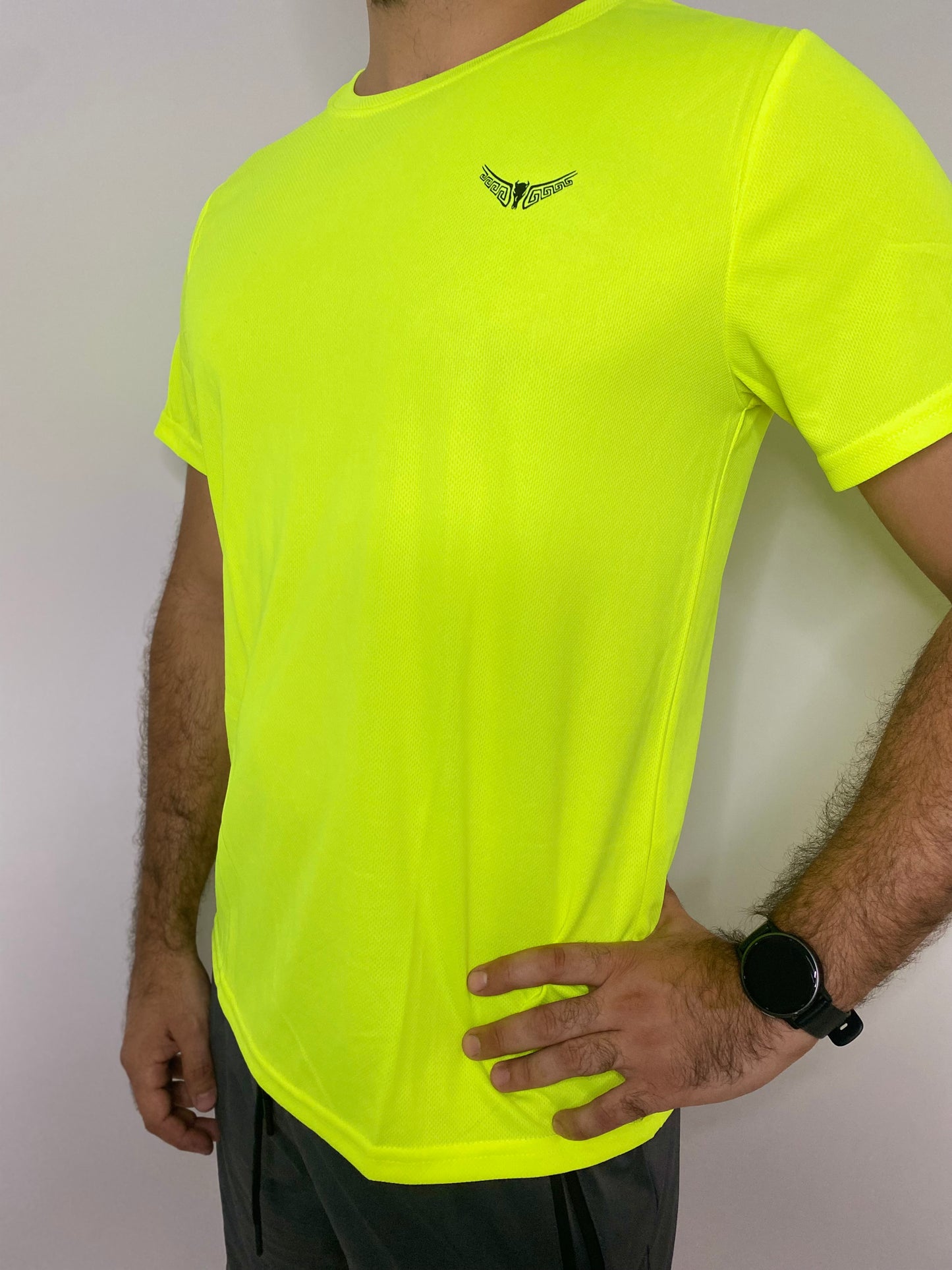 Men Neon Yellow T-Shirt