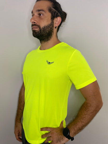 Men Neon Yellow T-Shirt